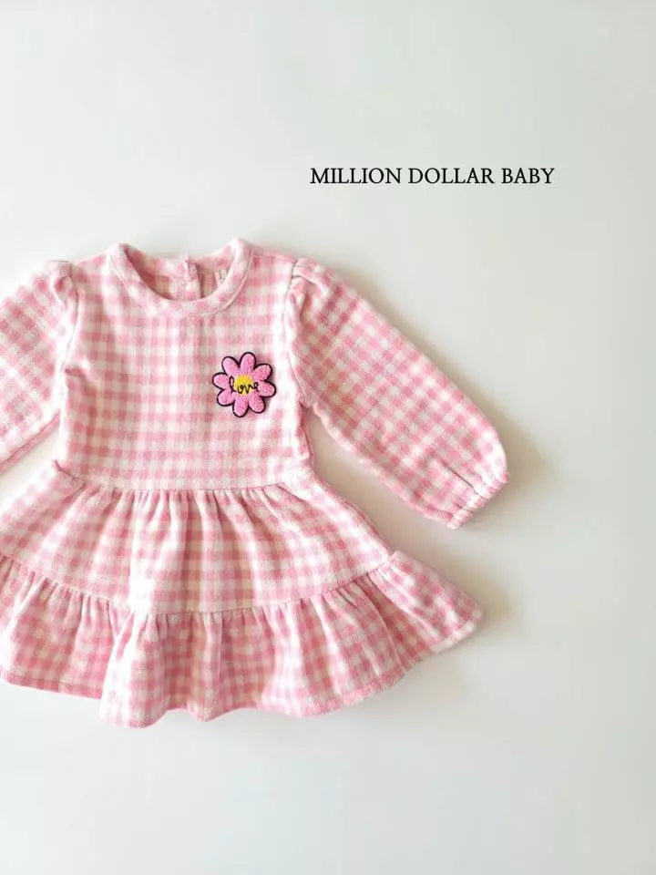 Million Dollar Baby - Korean Children Fashion - #minifashionista - Vivi Check One-piece - 7
