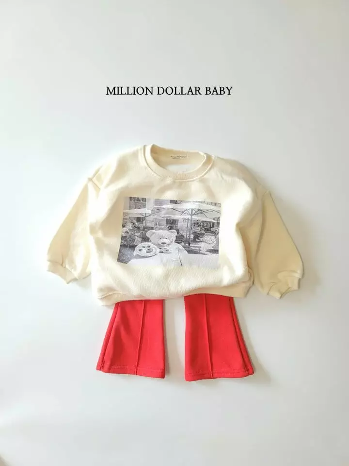 Million Dollar Baby - Korean Children Fashion - #prettylittlegirls - Bear Sweatshirt - 7