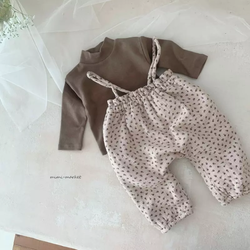 Mimi Market - Korean Baby Fashion - #onlinebabyshop - Janny String Dungarees - 4