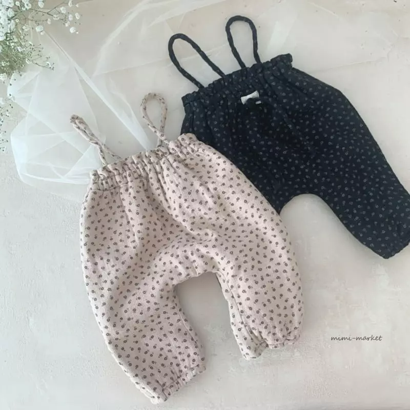 Mimi Market - Korean Baby Fashion - #babyboutique - Janny String Dungarees - 5