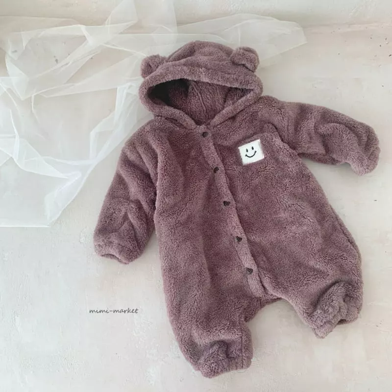 Mimi Market - Korean Baby Fashion - #babyboutique - Bear Bodysuit - 2