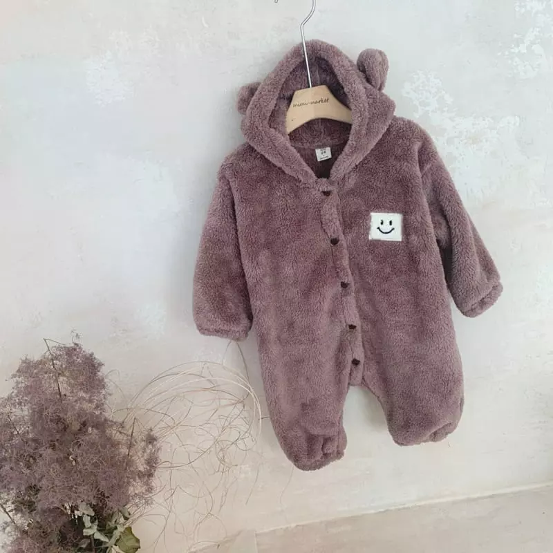 Mimi Market - Korean Baby Fashion - #babyboutique - Bear Bodysuit - 3