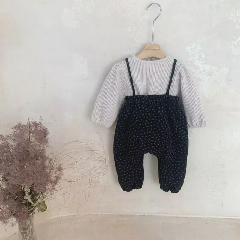 Mimi Market - Korean Baby Fashion - #babyboutiqueclothing - Janny String Dungarees - 6