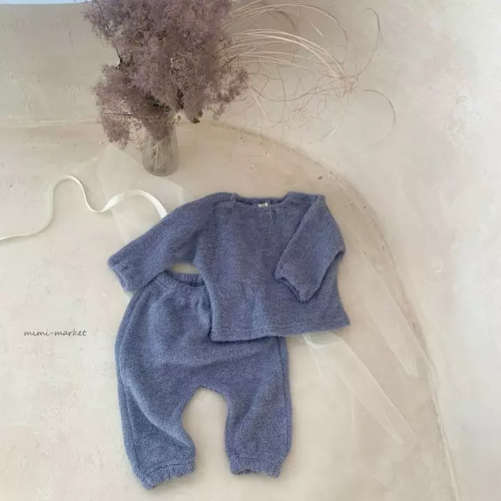 Mimi Market - Korean Baby Fashion - #babylifestyle - Soft Top Bottom Set