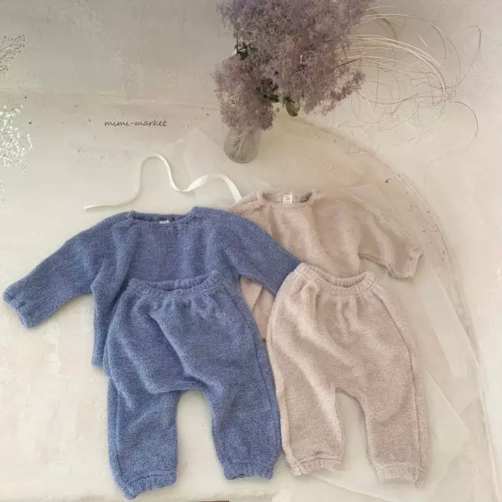 Mimi Market - Korean Baby Fashion - #babyootd - Soft Top Bottom Set - 3