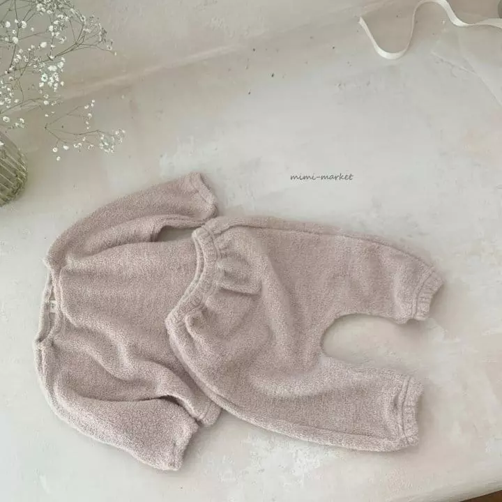 Mimi Market - Korean Baby Fashion - #babyoutfit - Soft Top Bottom Set - 5
