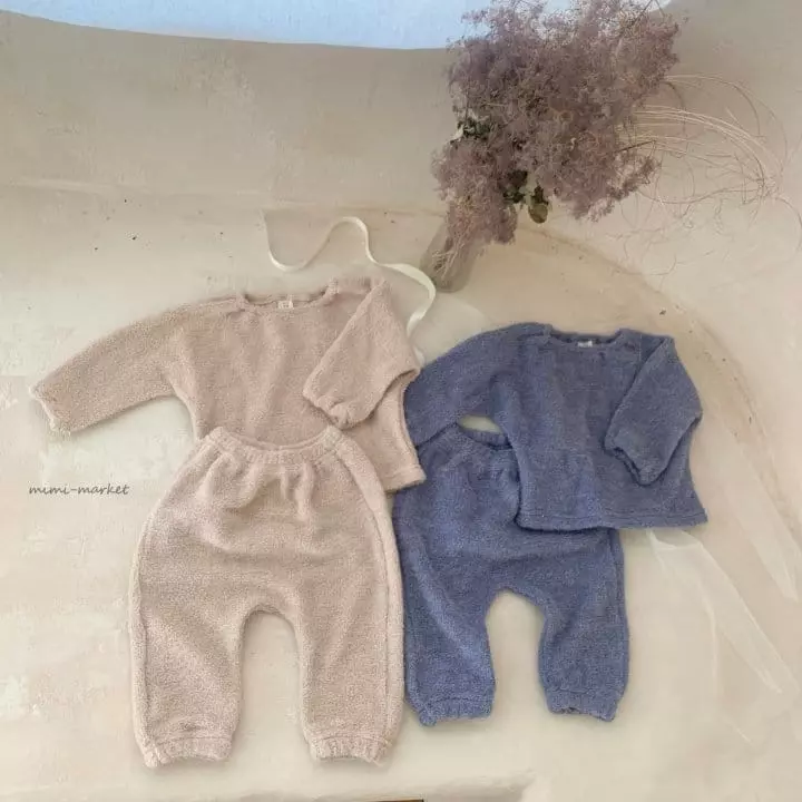 Mimi Market - Korean Baby Fashion - #babywear - Soft Top Bottom Set - 6