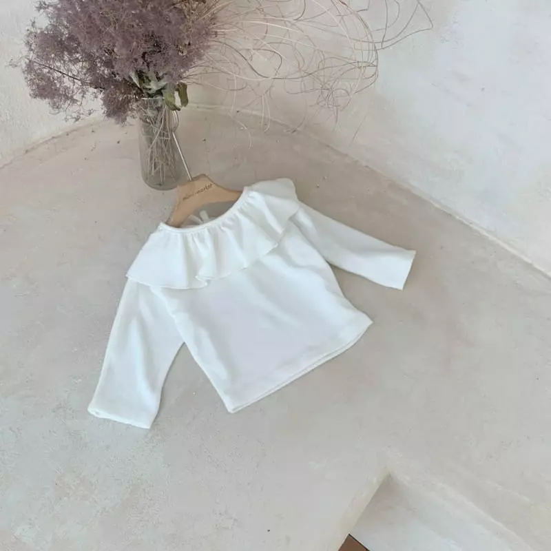 Mimi Market - Korean Baby Fashion - #onlinebabyshop - Shushu Collar Tee - 4
