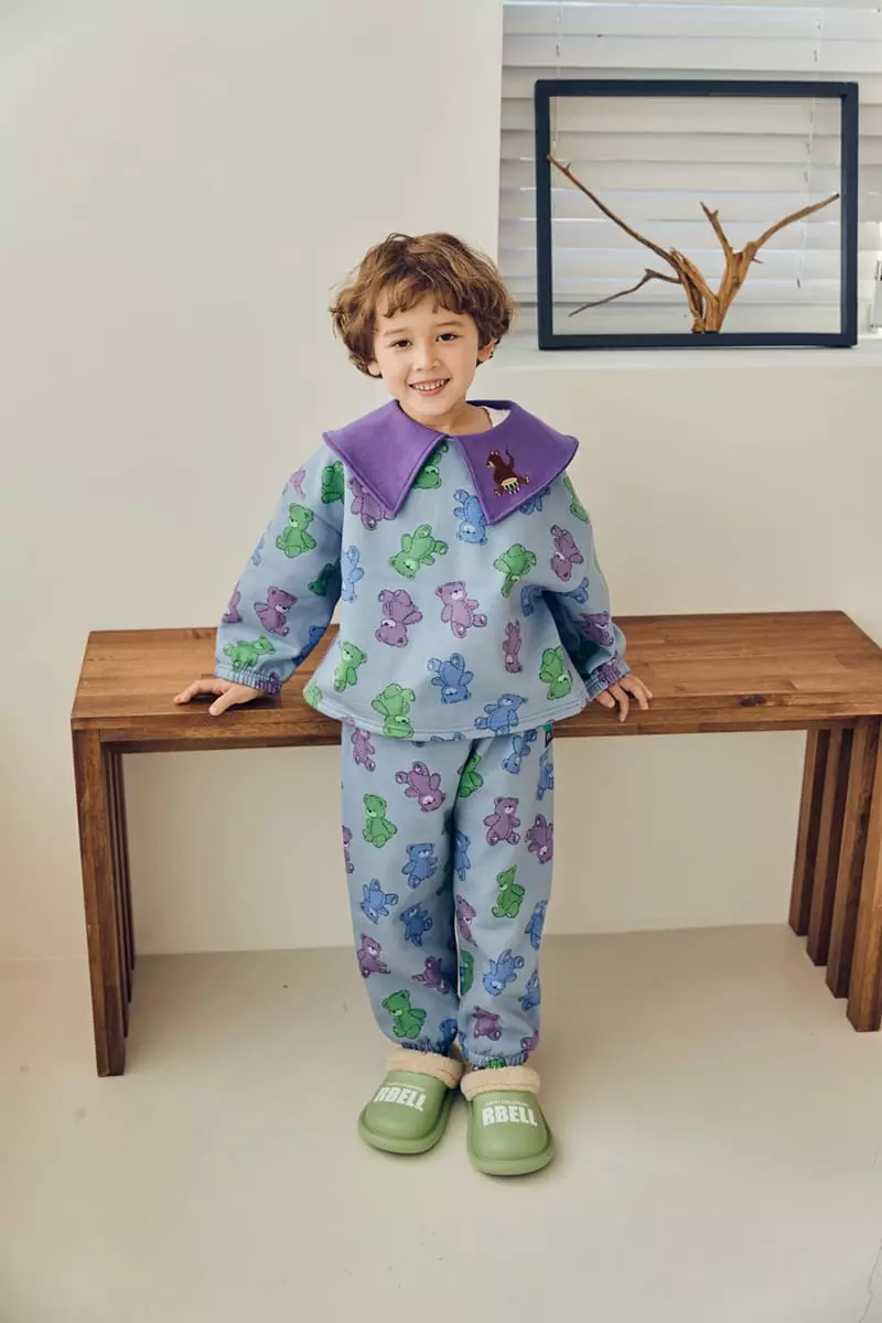 Mimico - Korean Children Fashion - #Kfashion4kids - Bear Flower Tee - 6