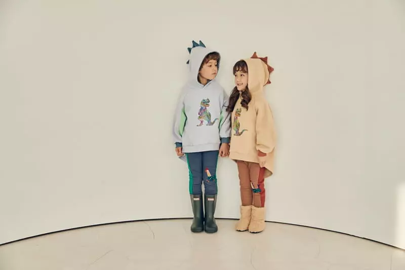 Mimico - Korean Children Fashion - #Kfashion4kids - Dino Warm Tee - 3