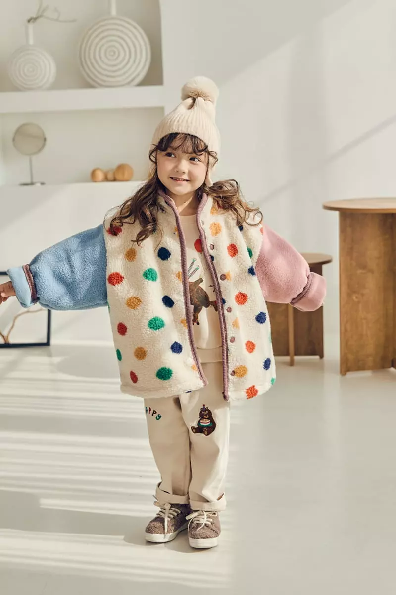Mimico - Korean Children Fashion - #Kfashion4kids - Dot Jumper - 8