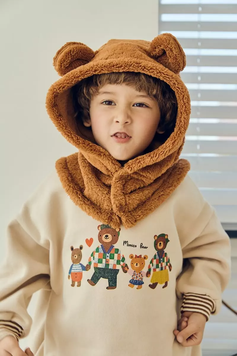 Mimico - Korean Children Fashion - #childofig - Bear Picnic Tee - 7