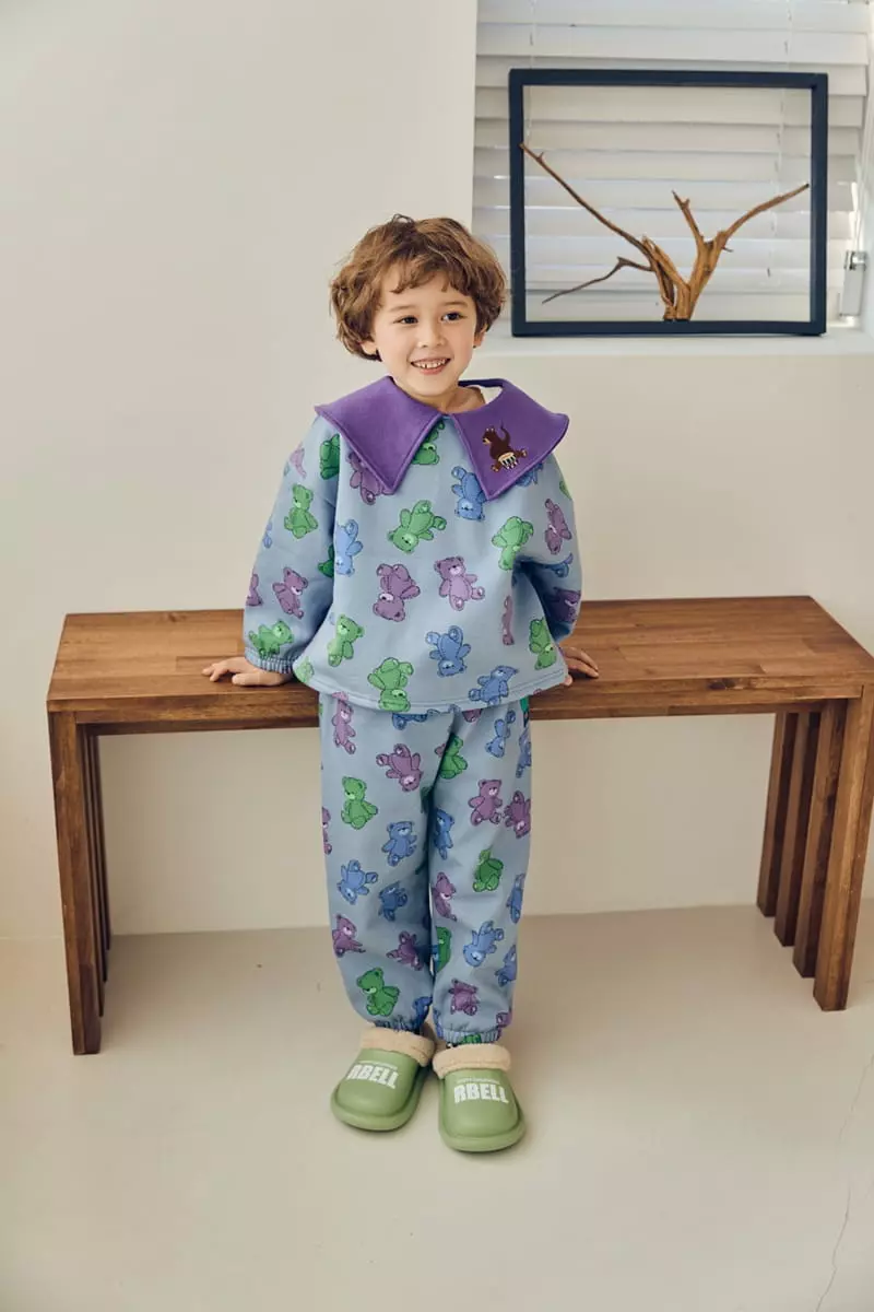 Mimico - Korean Children Fashion - #childrensboutique - Bear Flower Pants - 8
