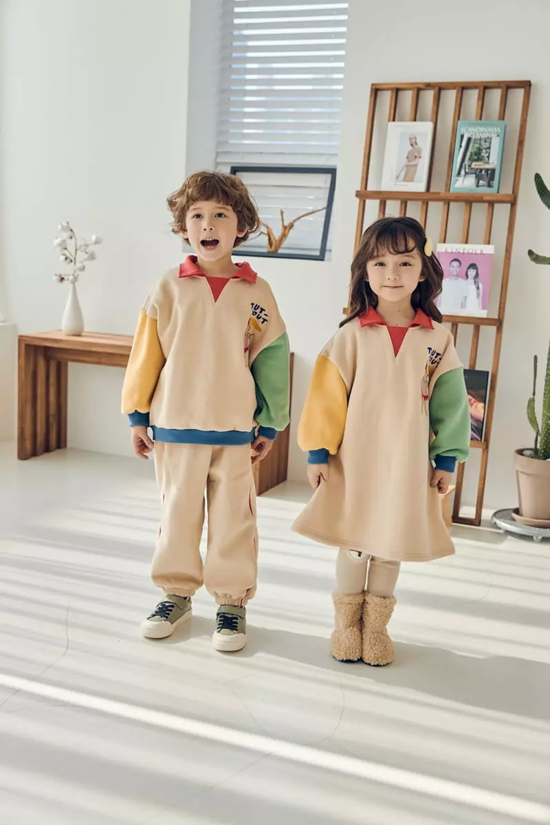 Mimico - Korean Children Fashion - #childrensboutique - Warm Top Bottom Set - 6