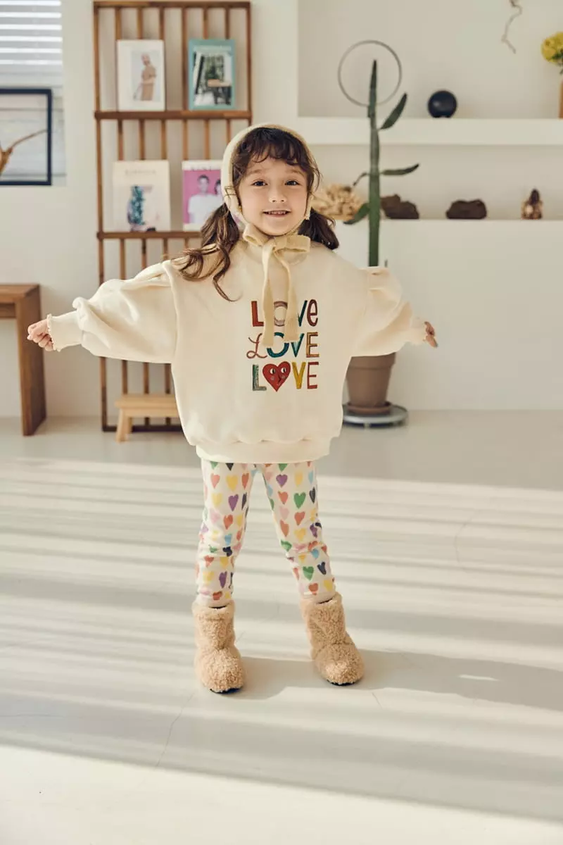 Mimico - Korean Children Fashion - #childrensboutique - Heart Leggings - 2
