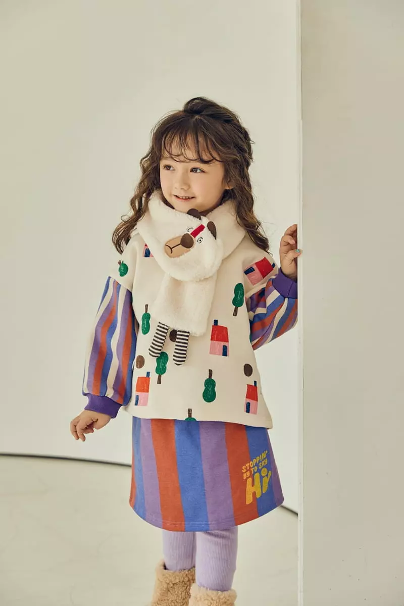 Mimico - Korean Children Fashion - #designkidswear - Sailor Pin Skirt Leggings - 8