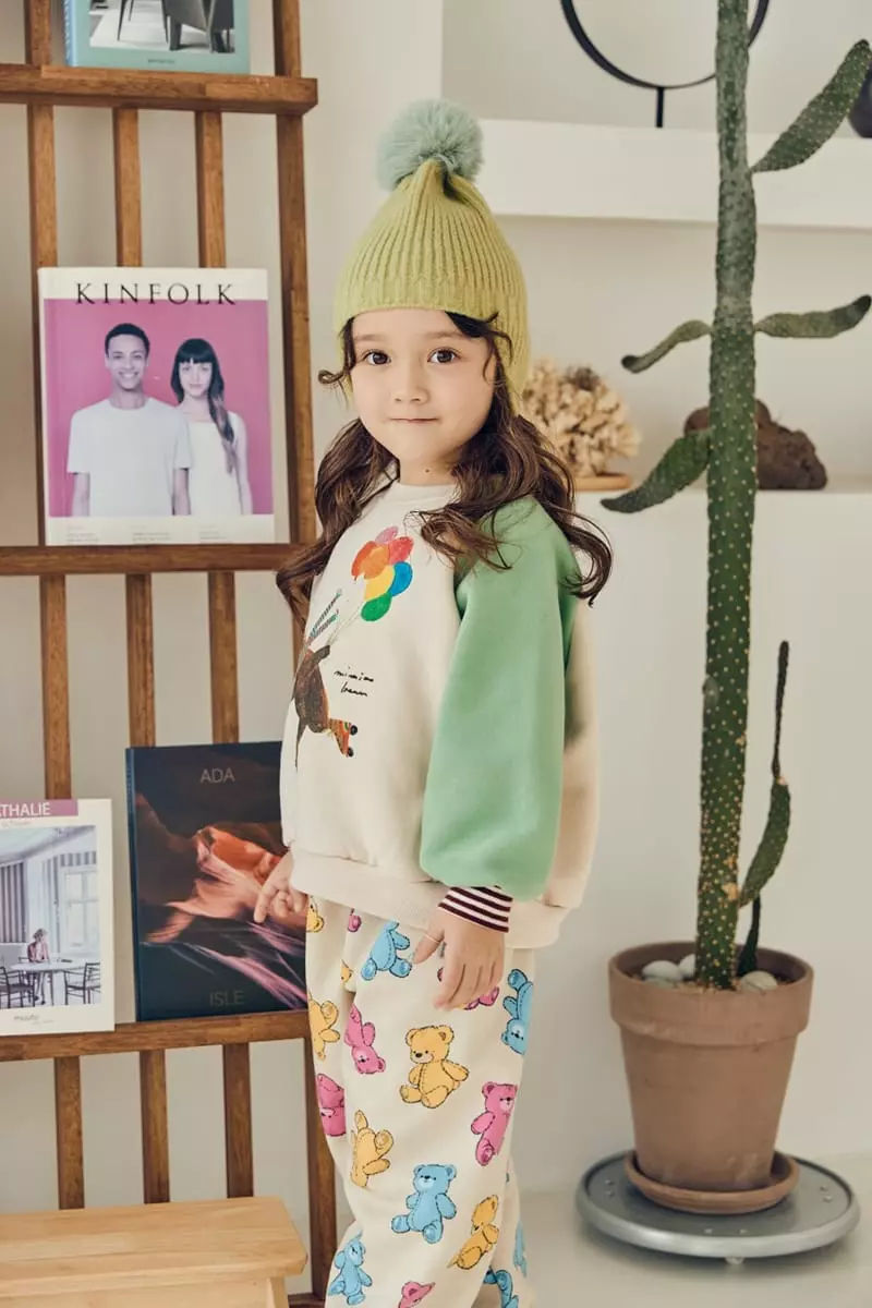 Mimico - Korean Children Fashion - #discoveringself - Happy Bear Tee - 11