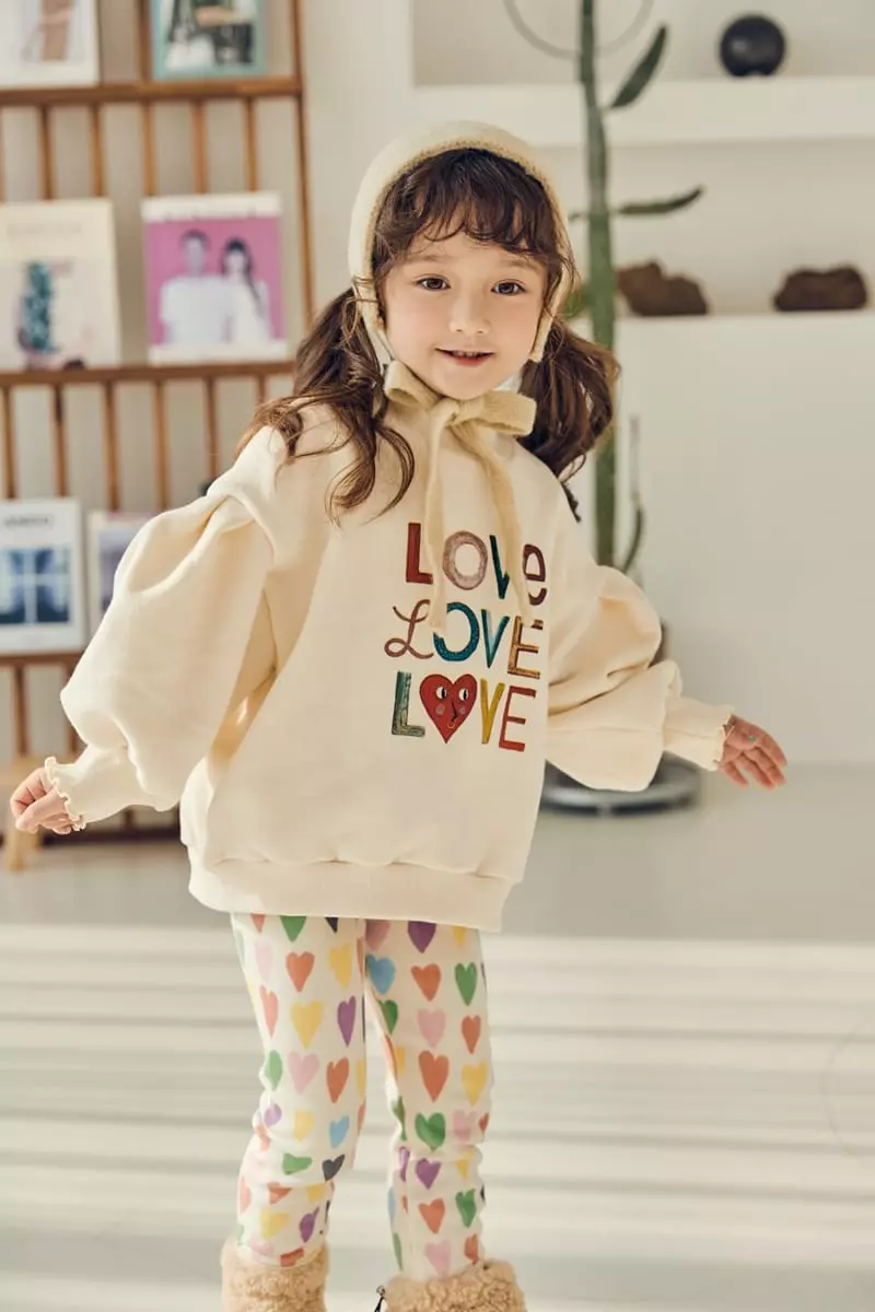 Mimico - Korean Children Fashion - #discoveringself - Love Tee - 3