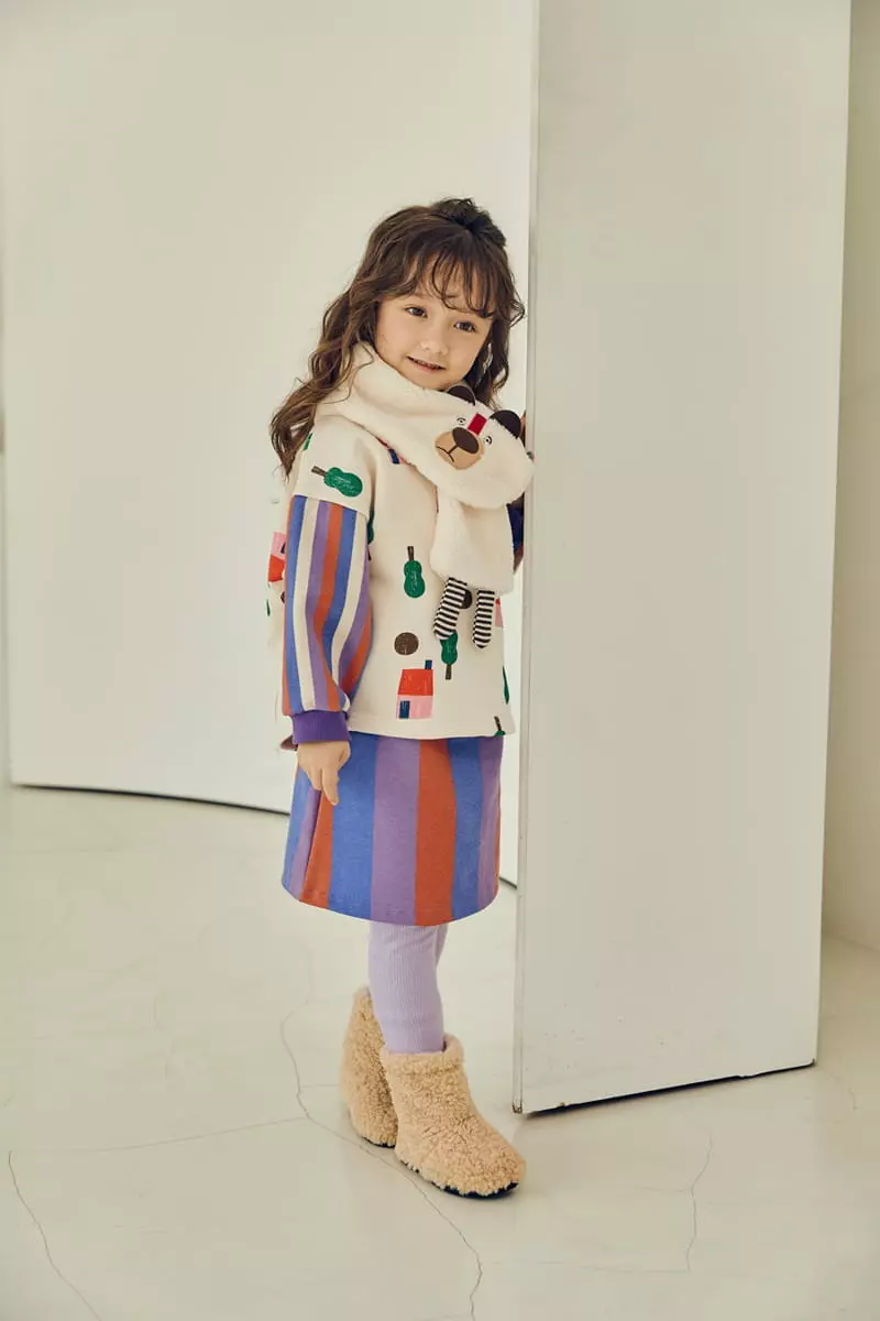 Mimico - Korean Children Fashion - #discoveringself - Sailor Pin Skirt Leggings - 9