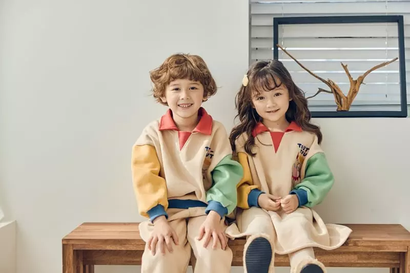 Mimico - Korean Children Fashion - #discoveringself - Warm Top Bottom Set - 8