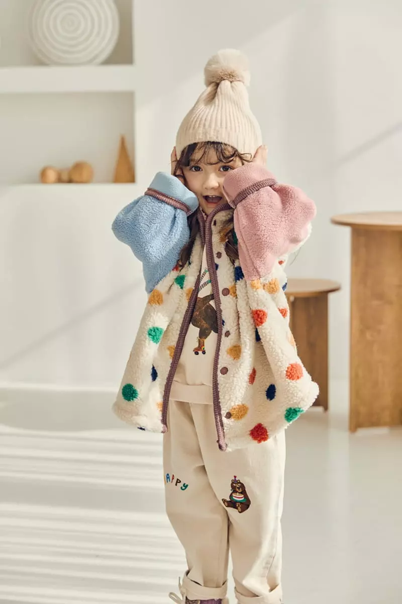 Mimico - Korean Children Fashion - #discoveringself - Dot Jumper - 3