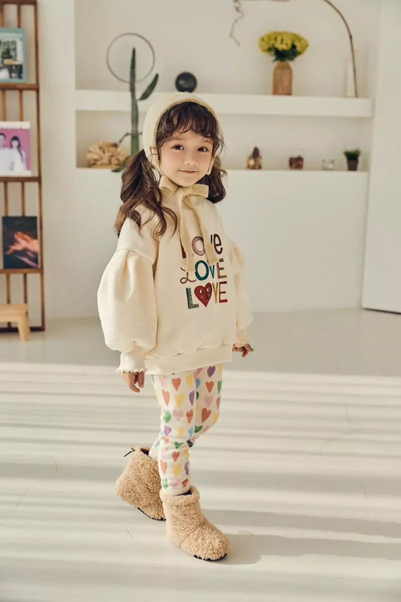 Mimico - Korean Children Fashion - #discoveringself - Love Tee - 4