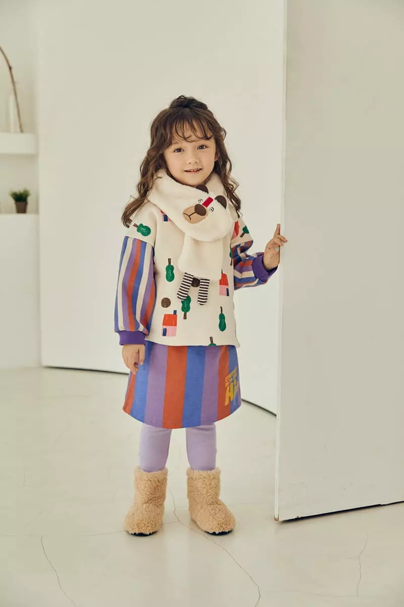 Mimico - Korean Children Fashion - #fashionkids - Sailor Pin Skirt Leggings - 10