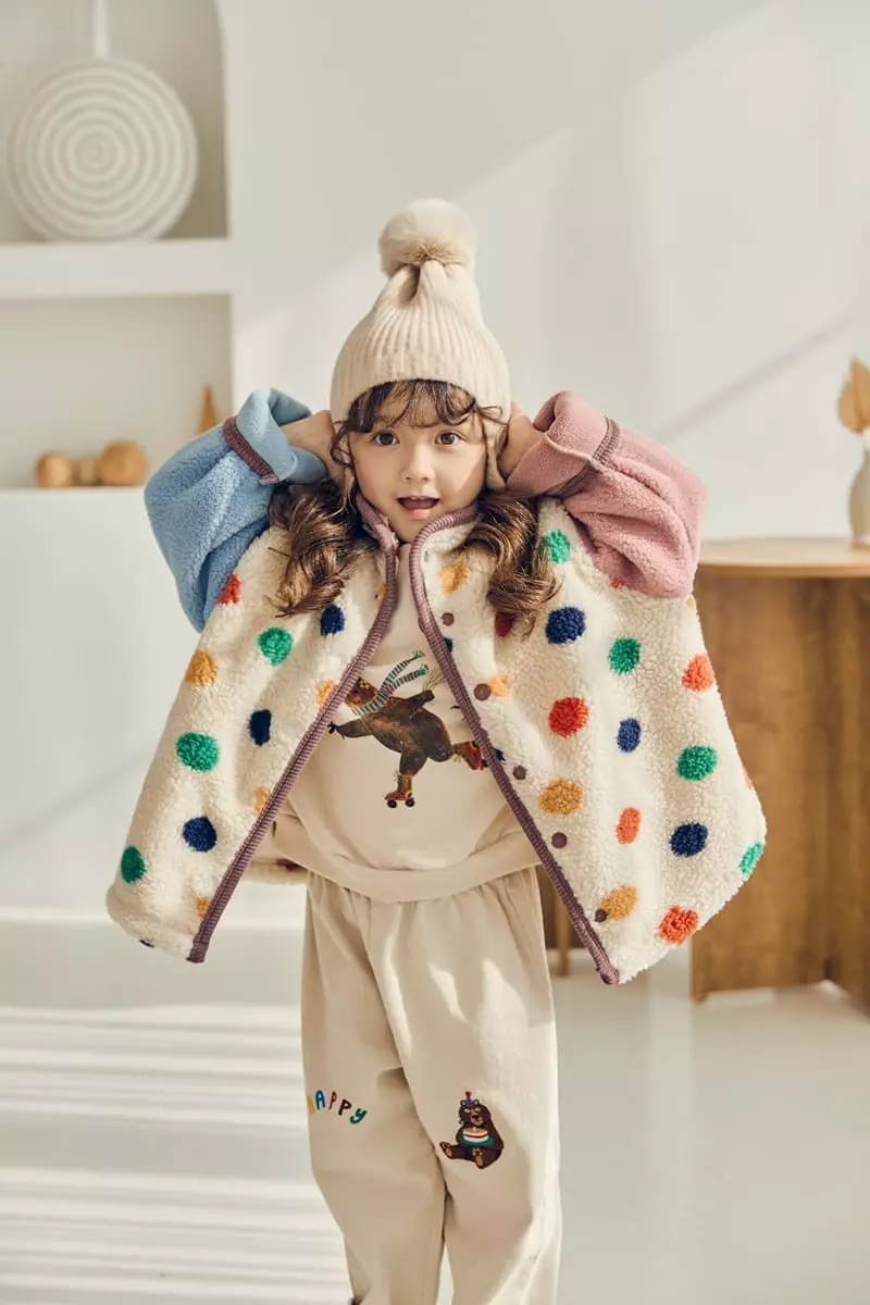 Mimico - Korean Children Fashion - #discoveringself - Dot Jumper - 4