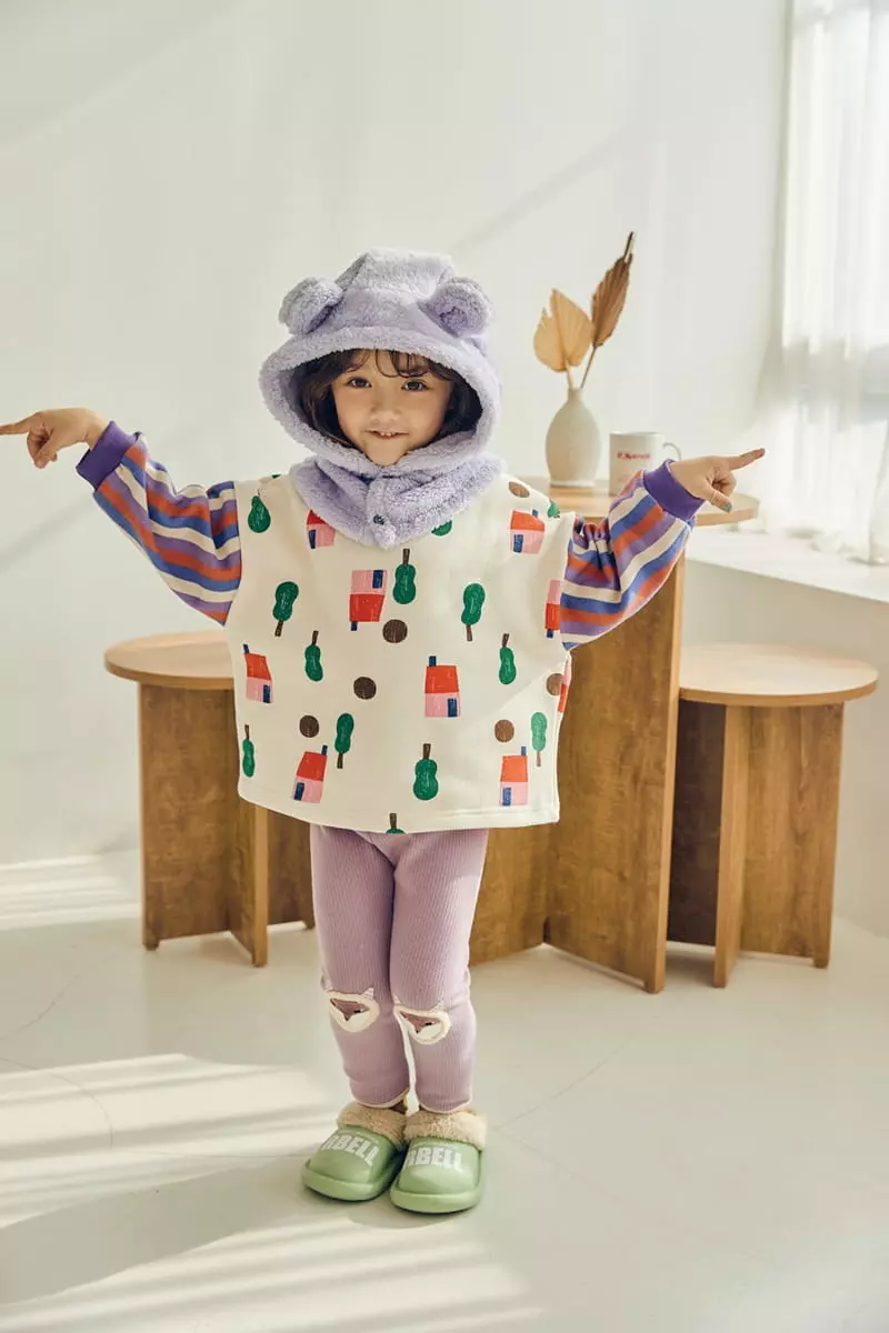 Mimico - Korean Children Fashion - #kidsshorts - Bear Hoody - 2