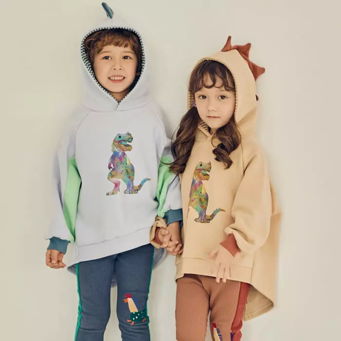 Mimico - Korean Children Fashion - #kidsstore - Dino Warm Tee