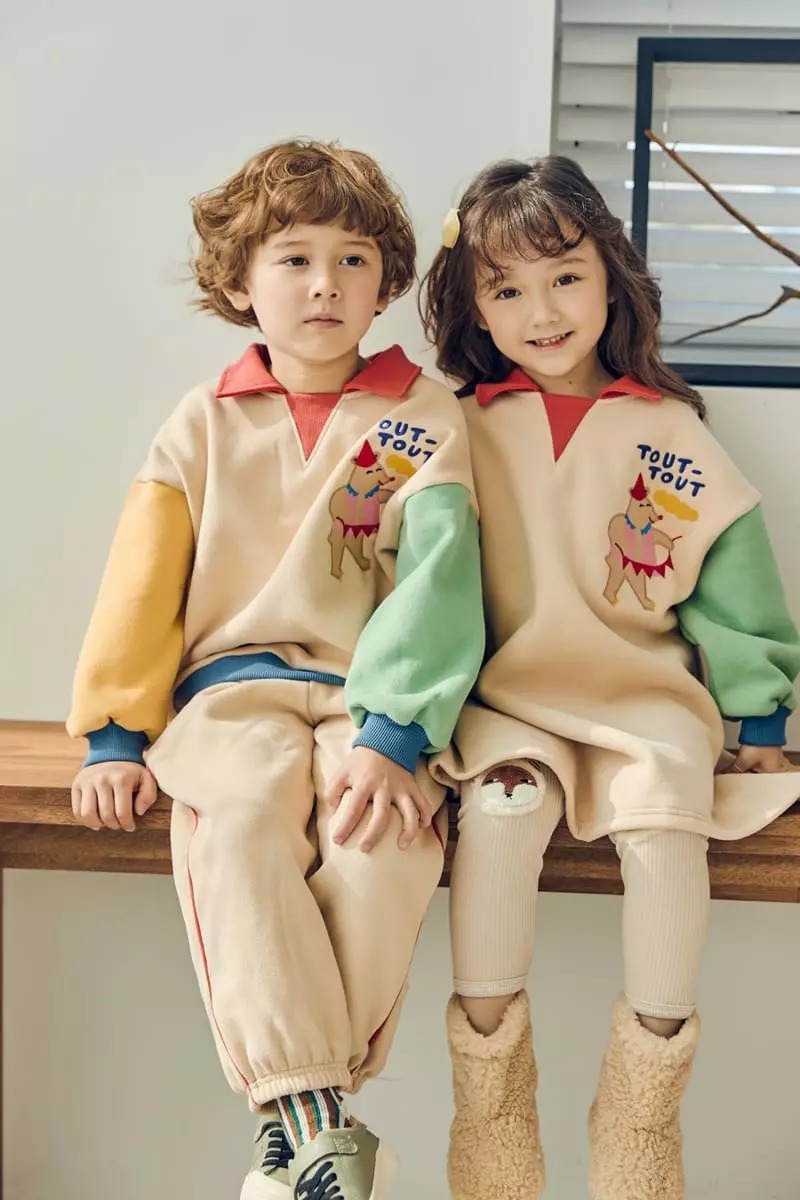 Mimico - Korean Children Fashion - #kidsstore - Warm Top Bottom Set - 11