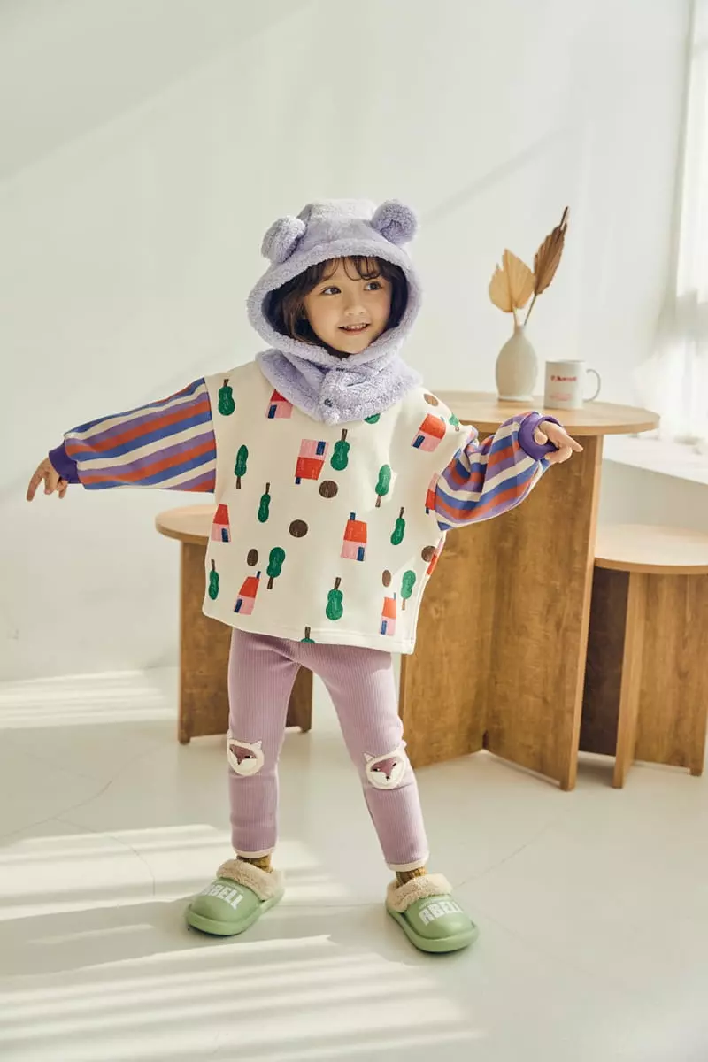 Mimico - Korean Children Fashion - #kidsstore - Fox Warm Leggings - 8