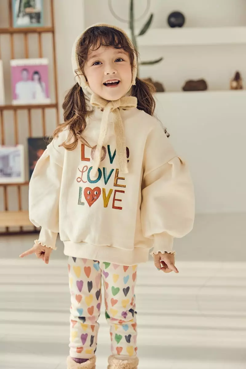 Mimico - Korean Children Fashion - #kidzfashiontrend - Love Tee - 7