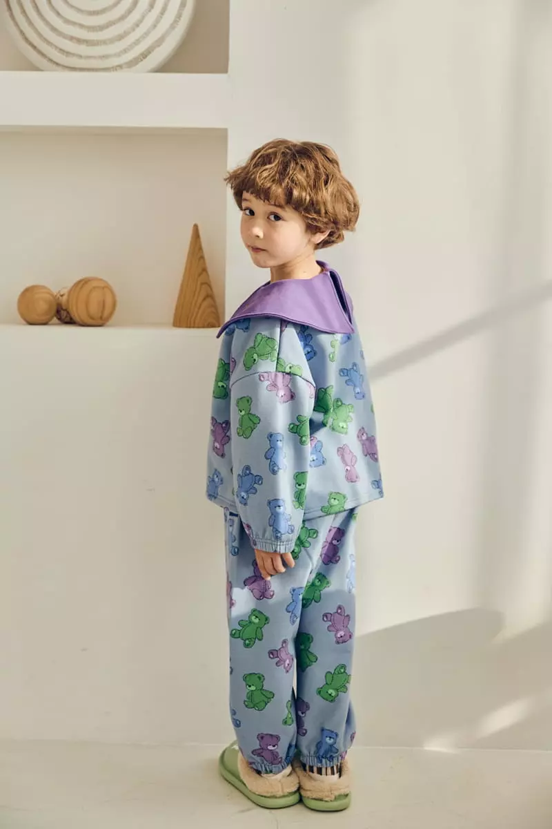 Mimico - Korean Children Fashion - #kidzfashiontrend - Bear Flower Tee - 5