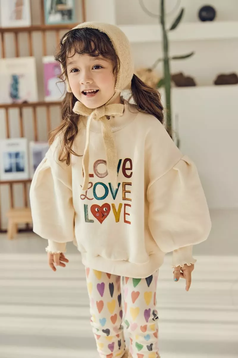 Mimico - Korean Children Fashion - #littlefashionista - Love Tee - 9
