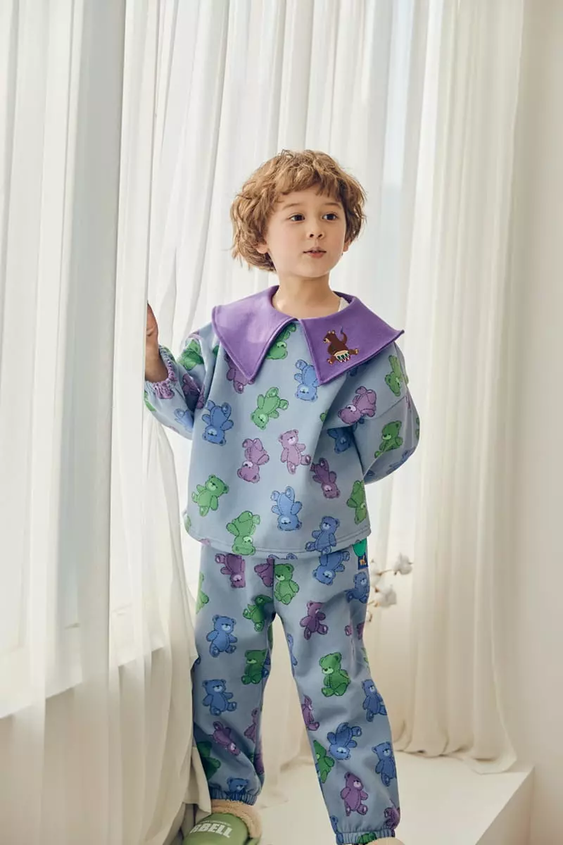 Mimico - Korean Children Fashion - #littlefashionista - Bear Flower Tee - 7