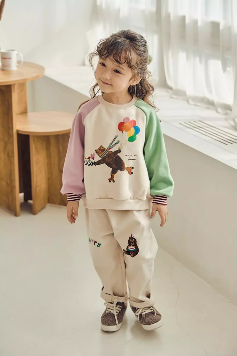 Mimico - Korean Children Fashion - #magicofchildhood - Happy Bear Tee - 2