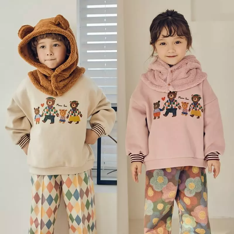 Mimico - Korean Children Fashion - #magicofchildhood - Bear Picnic Tee