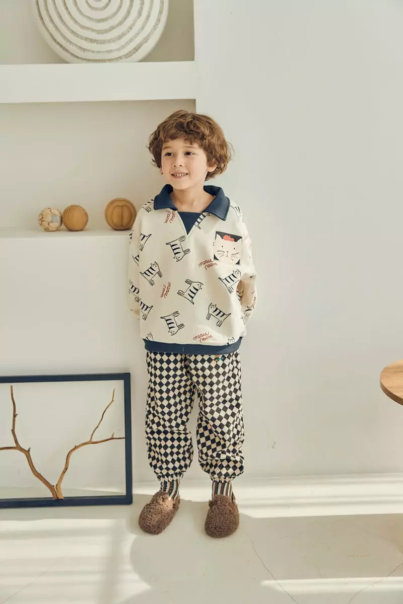 Mimico - Korean Children Fashion - #magicofchildhood - Collar Warm Tee - 7
