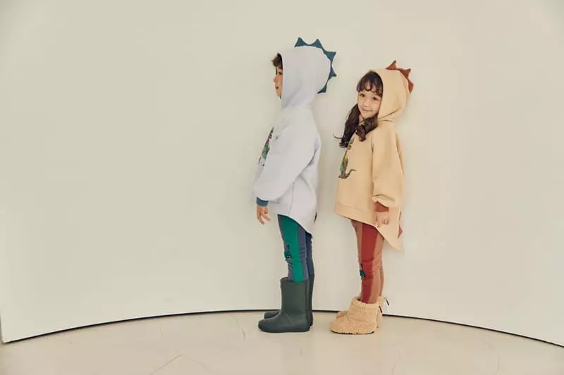 Mimico - Korean Children Fashion - #magicofchildhood - Dino Warm Tee - 5