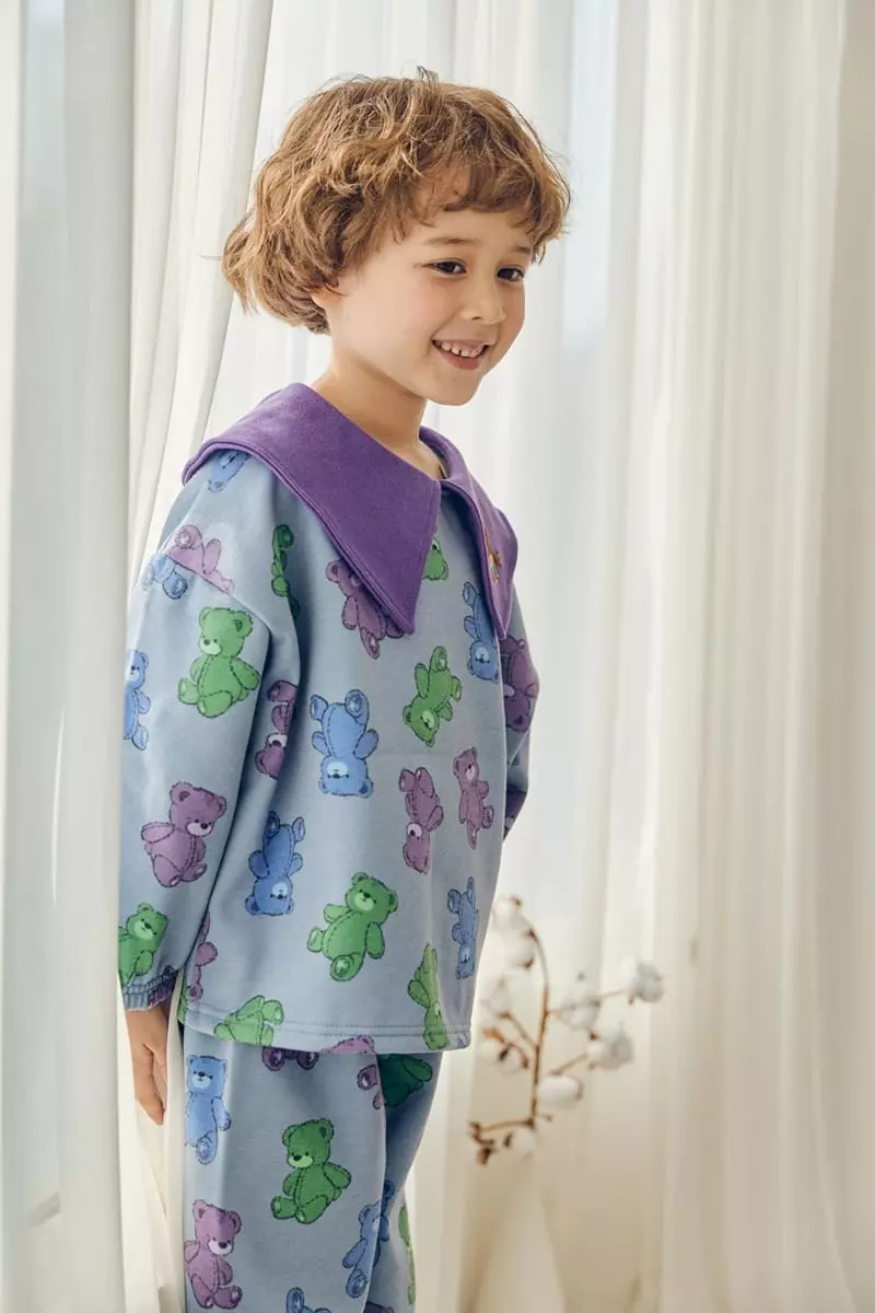 Mimico - Korean Children Fashion - #minifashionista - Bear Flower Tee - 9
