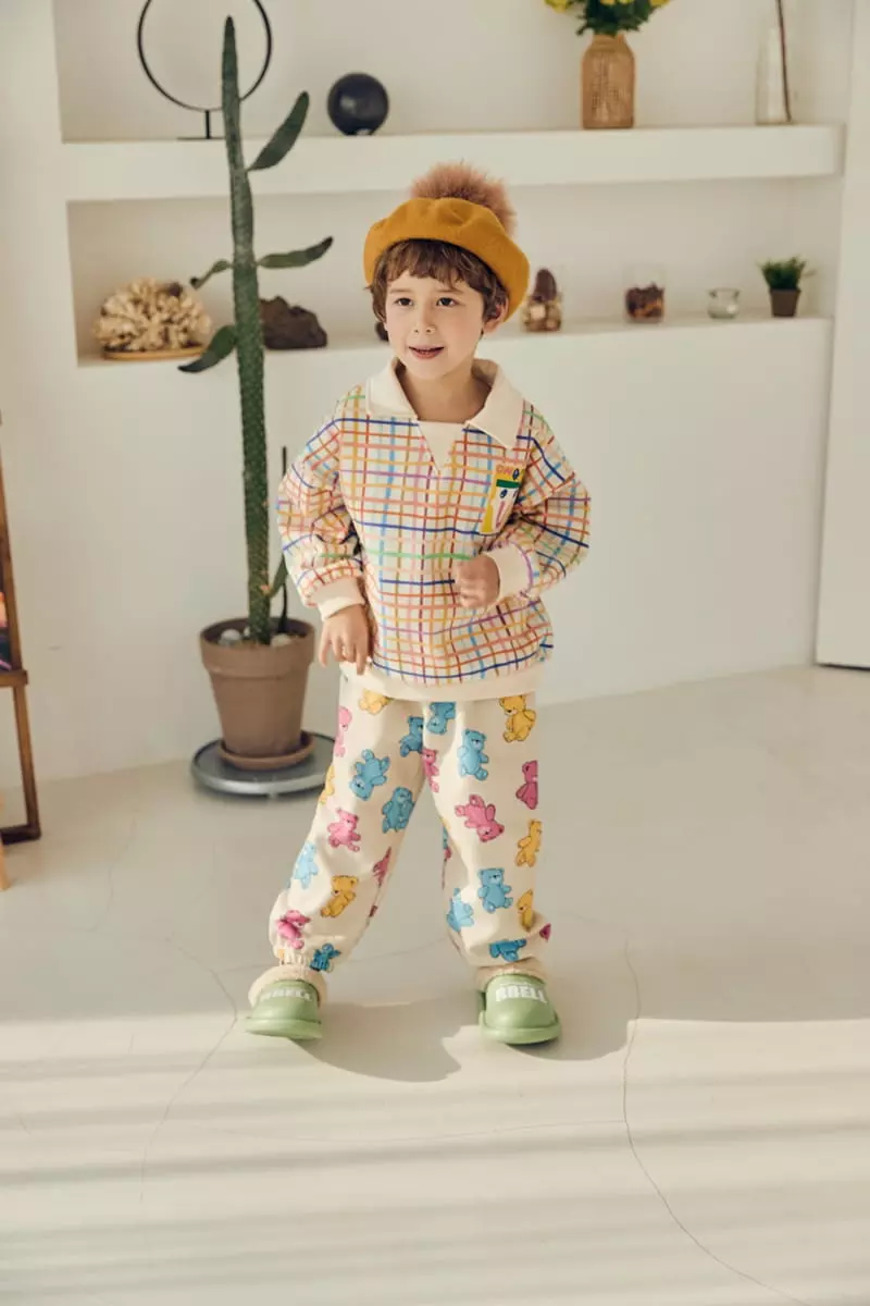 Mimico - Korean Children Fashion - #magicofchildhood - Bear Flower Pants - 4