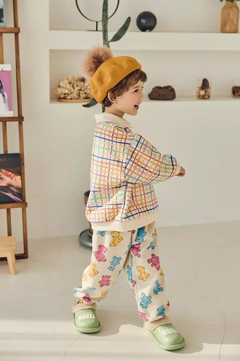 Mimico - Korean Children Fashion - #prettylittlegirls - Bear Flower Pants - 5