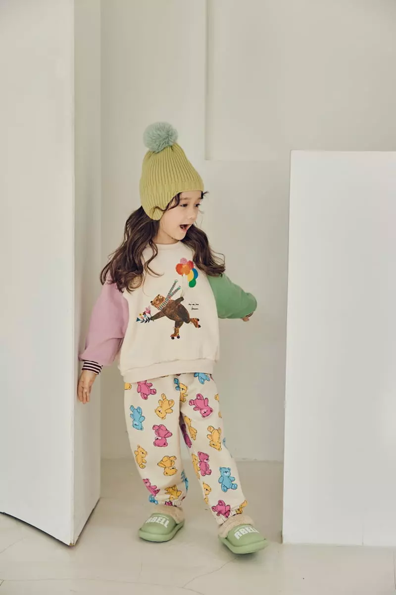 Mimico - Korean Children Fashion - #stylishchildhood - Happy Bear Tee - 7