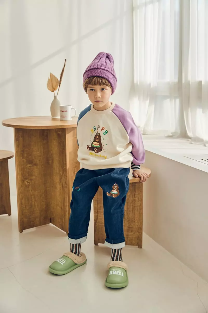 Mimico - Korean Children Fashion - #todddlerfashion - Happy Bear Pants