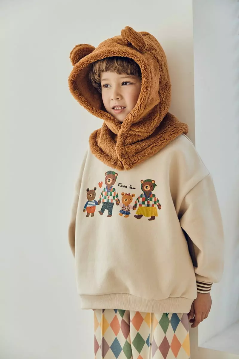 Mimico - Korean Children Fashion - #todddlerfashion - Bear Hoody - 10