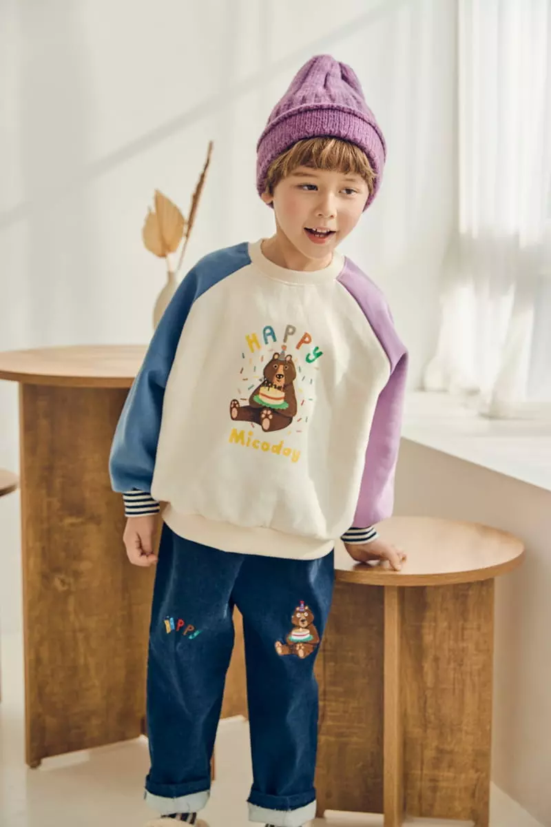 Mimico - Korean Children Fashion - #toddlerclothing - Happy Bear Pants - 2