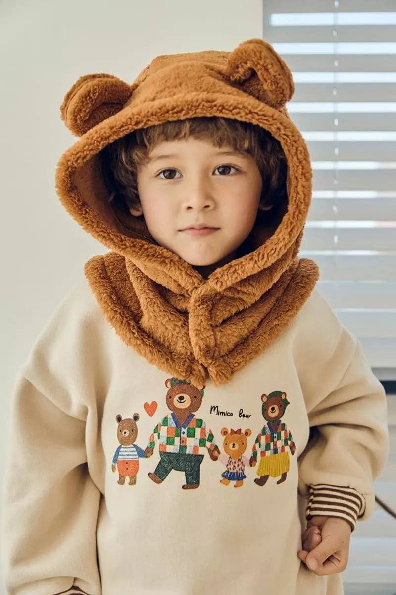 Mimico - Korean Children Fashion - #toddlerclothing - Bear Hoody - 11