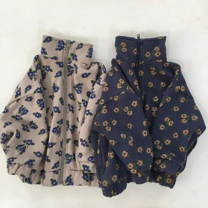 Mini Bongbong - Korean Children Fashion - #minifashionista - Flowe Zip-up