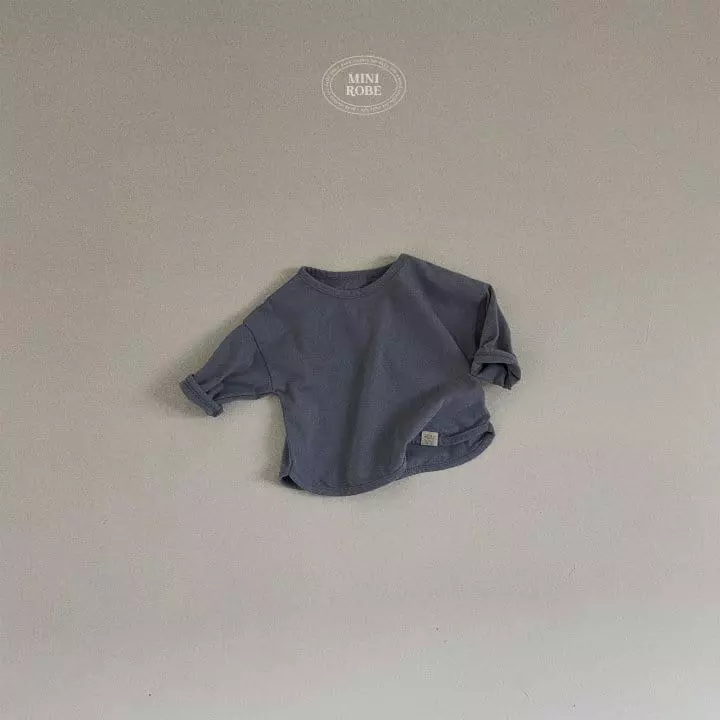 Mini Robe - Korean Baby Fashion - #babyboutique - Soft Peach Tee - 4